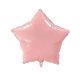 pink Pastel Star , roz Stea balon folie 46 cm