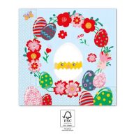 Paște Funny pachet de 20 șervețele 33x33 cm FSC