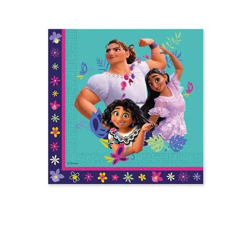 Disney Encanto Flower șervețel 20 buc 33x33 cm FSC