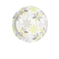   Floare Foliage Farfurie din hârtie cu frunze set de 8 buc - 20 cm
