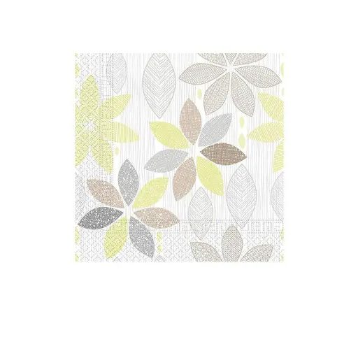 Floare Foliage Șervețel frunze 20 buc. 33x33 cm