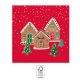 Crăciun Gingerhouses șervețel i 20 bucăți 33x33 cm FSC