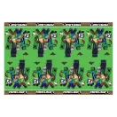 Minecraft Green față de masă din plastic 120x180 cm