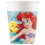 Prințesele Disney Ariel Curious pahară de hârtie pachet de 8 200 ml FSC