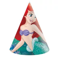   Prințesele Disney Ariel Curious Pălărie de petrecere, bicorn 6 buc. FSC