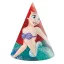 Prințesele Disney Ariel Curious Pălărie de petrecere, bicorn 6 buc. FSC