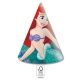 Prințesele Disney, Ariel Curious Pălărie de petrecere, coif petrecere 6 pack FSC