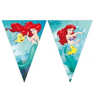   Prințesele Disney Ariel Curious ghirlandă din steaguri FSC 2,3 m