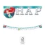 Prințesele Disney Ariel Curious Inscripție Happy Birthday FSC 2 m