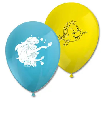Prințesele Disney Ariel Curious balon, balon 8 buc.