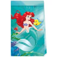 Prințesele Disney Ariel Curious pungă de hârtie 4 buc FSC