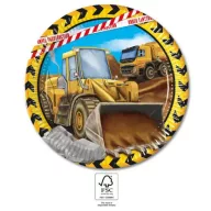 Construcție Grabber farfurie de hârtie 8 buc 23 cm FSC