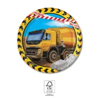 Construcție Grabber Set 8 farfurii de hârtie 20 cm FSC