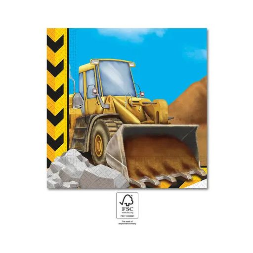 Construcție Grabber șervețel 20 buc 33x33 cm FSC