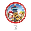 Patrula Cățelușilor Rescue Heroes farfurie de hârtie 8 buc 20 cm FSC