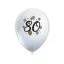 La mulți ani Milestone Happy Birthday 80 baloane, set de 6 bucăți 11 inch (27,5 cm)