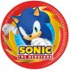 Sonic Ariciul Sega Farfurie de hârtie , 8 buc, 20 cm, FSC