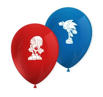 Sonic Ariciul Sega Balon , set de 8 bucăți
