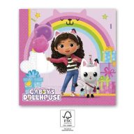   Gabby's Dollhouse Friends şerveţel 20 buc 33x33 cm FSC