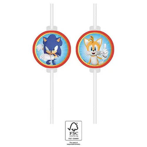 Sonic Ariciul Sega Pai de Hârtie, set 4 bucati FSC
