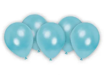 Albastru Metallic Pastel Blue balon, balon 8 buc.