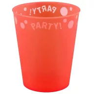   Party Orange Fluorescent Pahar micro premium din plastic portocaliu 250 ml