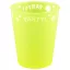 Party Yellow Fluorescent Pahar micro premium din plastic galben 250 ml
