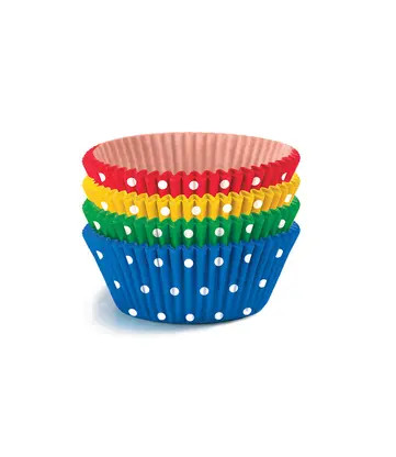 Colorat Dots hârtie mini brioșe 40 buc