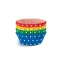 Colorat Dots hârtie mini brioșe 40 buc