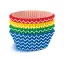 Colorat Rainbow hârtie mini muffin 40 buc