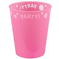 Party Pink Cana premium roz micro de plastic 250 ml