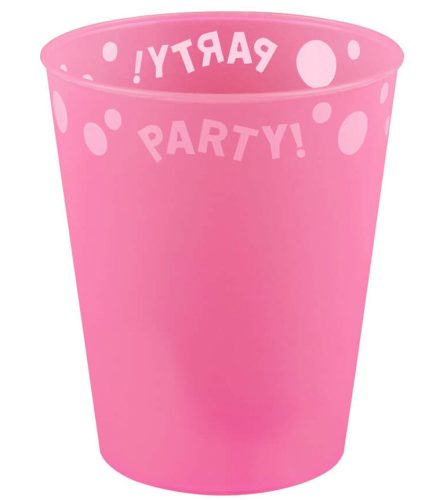 Pink, Pink Micro plastic premium pahar 250 ml