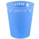 Blue, Albastru micro premium plastic pahar 250 ml