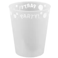Party White Pahar alb micro premium din plastic 250 ml