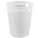 White, Alb micro premium plastic pahar 250 ml