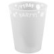 Party White Pahar alb micro premium din plastic 250 ml