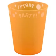   Party Orange Pahar de plastic micro premium portocaliu 250 ml