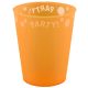 Orange, Portocaliu micro premium plastic pahar 250 ml