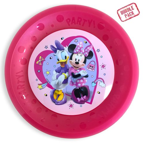 Disney Minnie junior Micro plastic premium farfurie plată Set de 4 farfurii de 21 cm