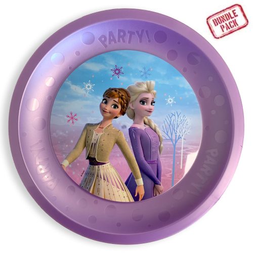 Disney Regatul de gheață Wind Micro micro plastic premium farfurie plată Set de 4 farfurii 21 cm