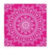 Colorat Fuchsia White Șervețel Mandala 20 buc, 33x33 cm FSC