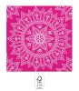Colorat Fuchsia White Șervețel Mandala 20 buc, 33x33 cm FSC