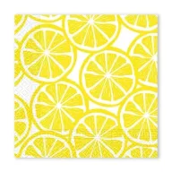   Colorat Slices Șervețel de lămâie, set de 20, 33x33 cm FSC