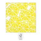 Colorat Slices Șervețel de lămâie, set de 20, 33x33 cm FSC