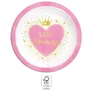 Prințese Little Princess Farfurie de hârtie 8 buc 23 cm FSC