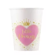 Prințese Little Princess pahar de hârtie 8 buc 200 ml FSC