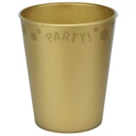 Party Gold Pahar din plastic premium micro aurie 250 ml