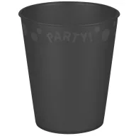 Party Black Pahar negru micro premium din plastic 250 ml