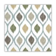 Colorat Boho Cells Set de 20 de șervete decorative 33x33 cm