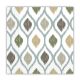 Colorat Boho Cells Set de 20 de șervete decorative 33x33 cm